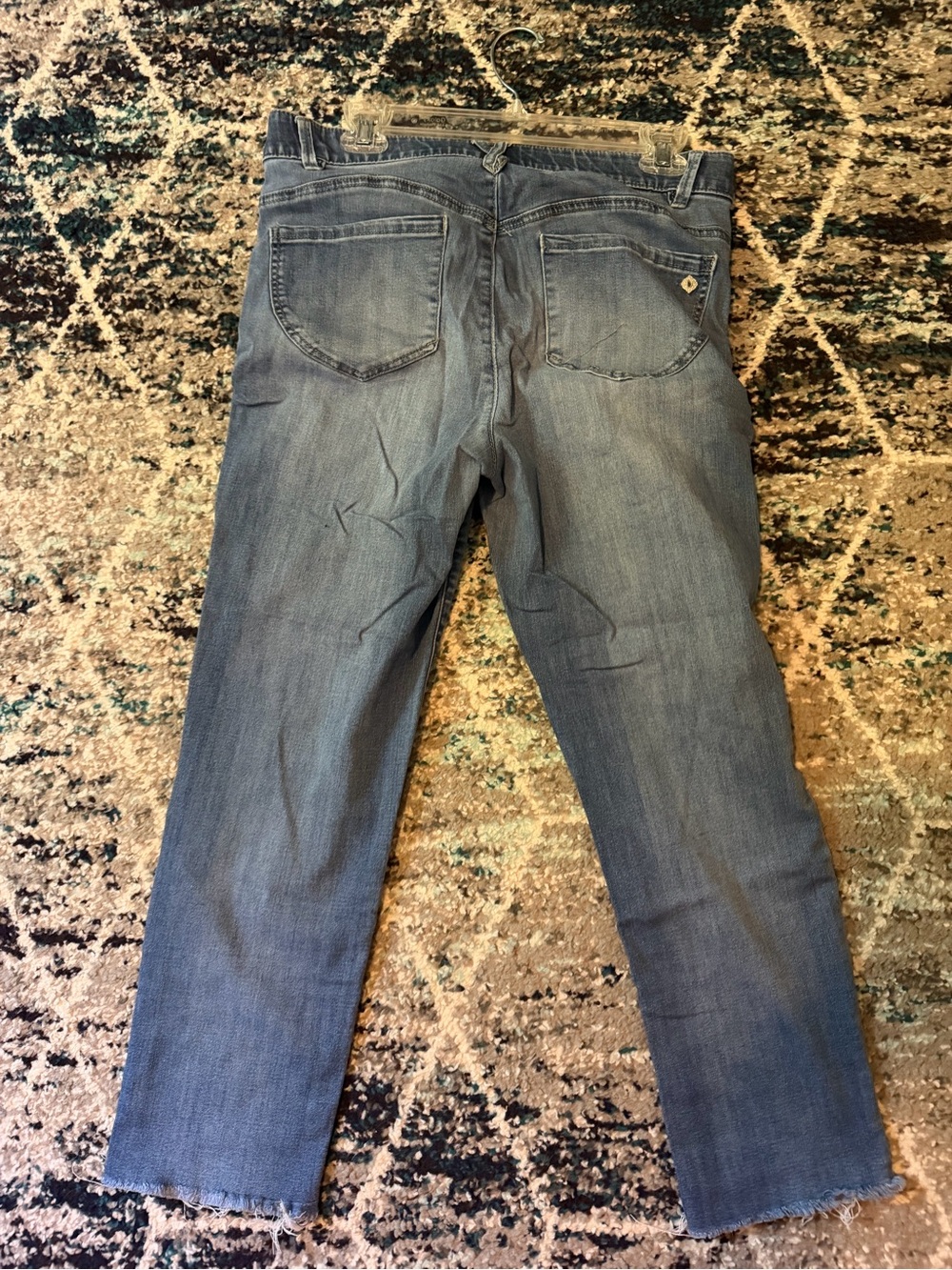 Democracy Men's Slim Straight Faded Blue Jeans